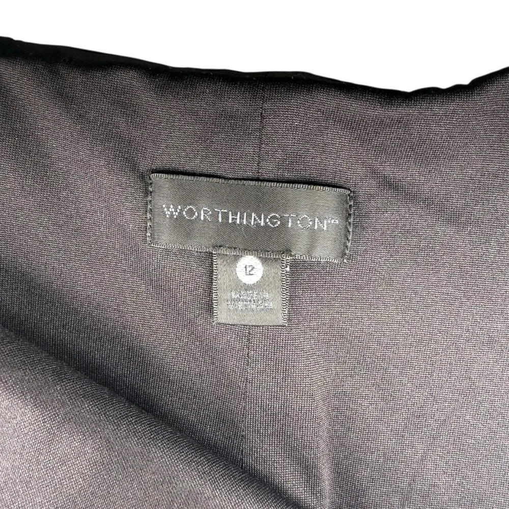 Size 12 Metallic Silver Pencil Glitter Skirt Lined Sparkle Work Party Holiday - Picture 4 of 10